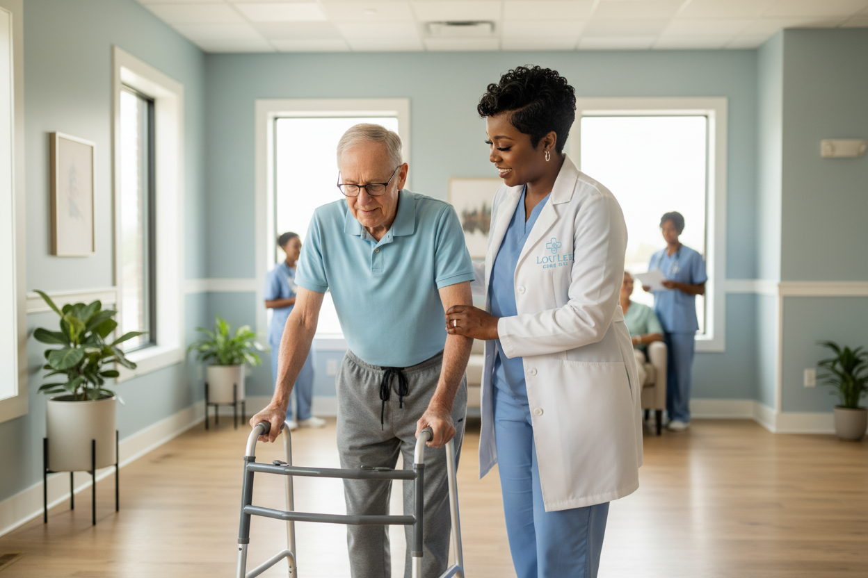 Helping patient with mobility
